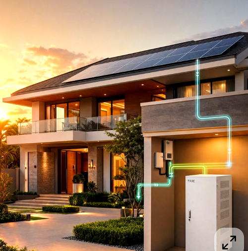 Solar PV & Villa Grid Integration